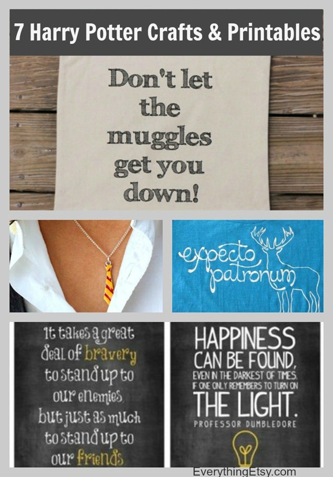 7 Harry Potter Craft Ideas & Printables 